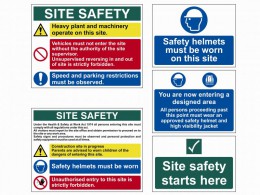 Scan PVC Construction Site Pack (5 signs) £129.95